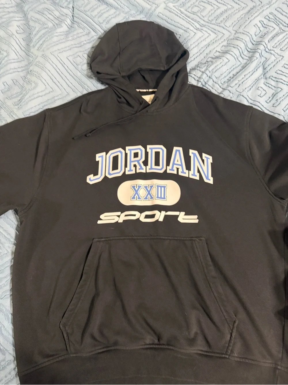 Jordan Sport Hoodie with Blue & White Logo